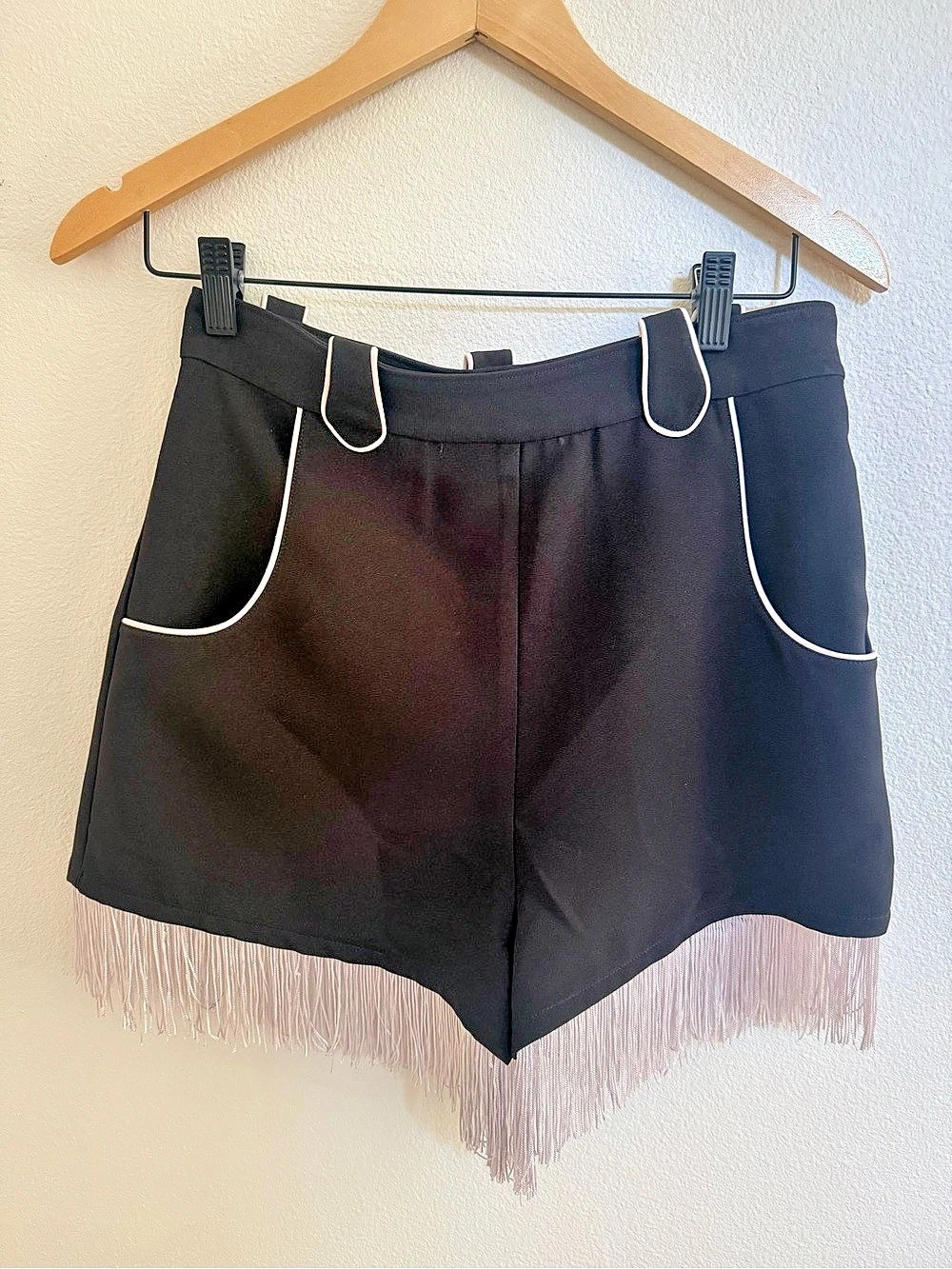 H BAR C RANCHWEAR Women'Small Fringe Shorts